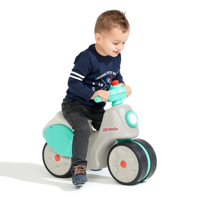 Porteur scooter Strada crème/vert