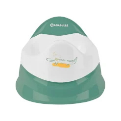 Pot d'apprentissage avec cuvette amovible - Crocodile vert