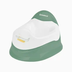 Pot d'apprentissage avec cuvette amovible - Crocodile vert