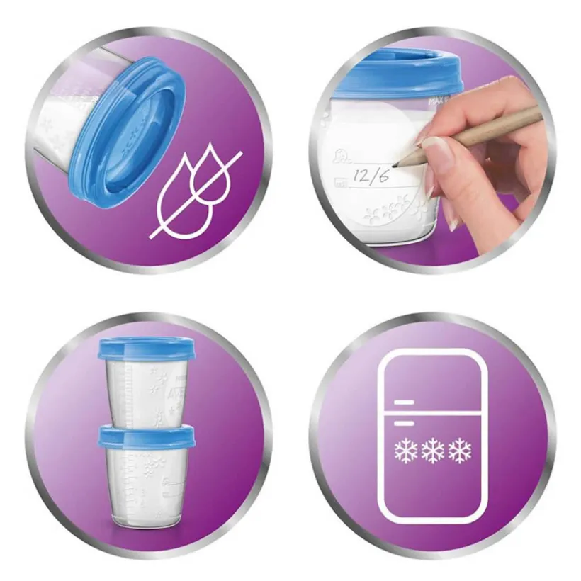 Pot de conservation 180ml - 5 pièces + 5 couvercles