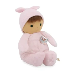 Poupon en tissu Tendre Bébé Camélia rose