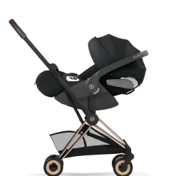 Poussette Canne Coya ultra-compacte 2026 Rose Gold/Sepia Black