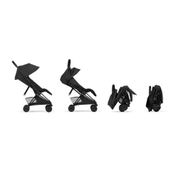 Poussette Coya Style Châssis Matt Black - Sepia Black