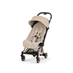 Poussette Coya Style châssis Rose Gold - Cozy Beige