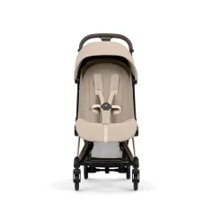 Poussette Coya Style châssis Rose Gold - Cozy Beige