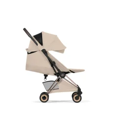 Poussette Coya Style châssis Rose Gold - Cozy Beige