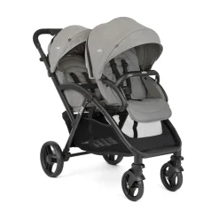 Poussette double pour jumeaux Evalite Duo pebble