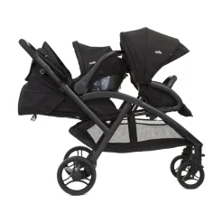 Poussette double pour jumeaux Evalite Duo shale