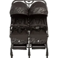 Poussette double premium Aria Twin - Noir