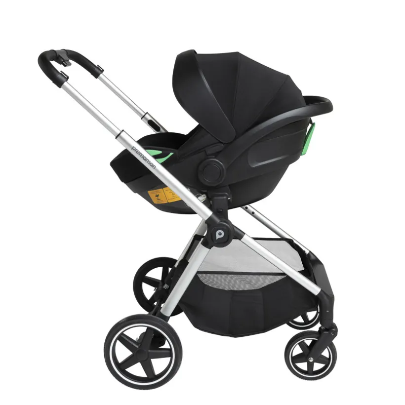 Poussette duo Athéna Xelium + siège-auto i-Prim gris/noir