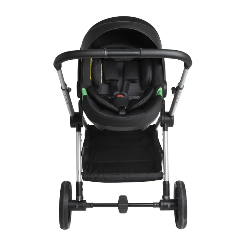 Poussette duo Athéna Xelium + siège-auto i-Prim gris/noir