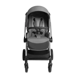 Poussette duo Athéna Xelium + siège-auto i-Prim gris/noir