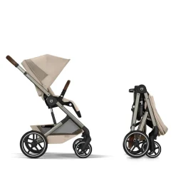 Poussette Duo Balios S Lux 2026 + Nacelle Pliable Almond Beige