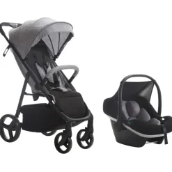 Poussette duo Essential avec siège-auto i-Size noir/gris