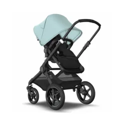 Poussette duo Fox 2 complète - Noir et Bleu Vapeur