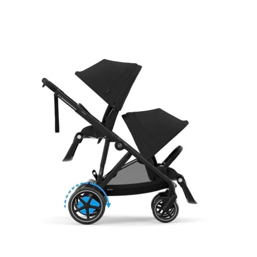 Poussette âge rapproché e-Gazelle S Moon black