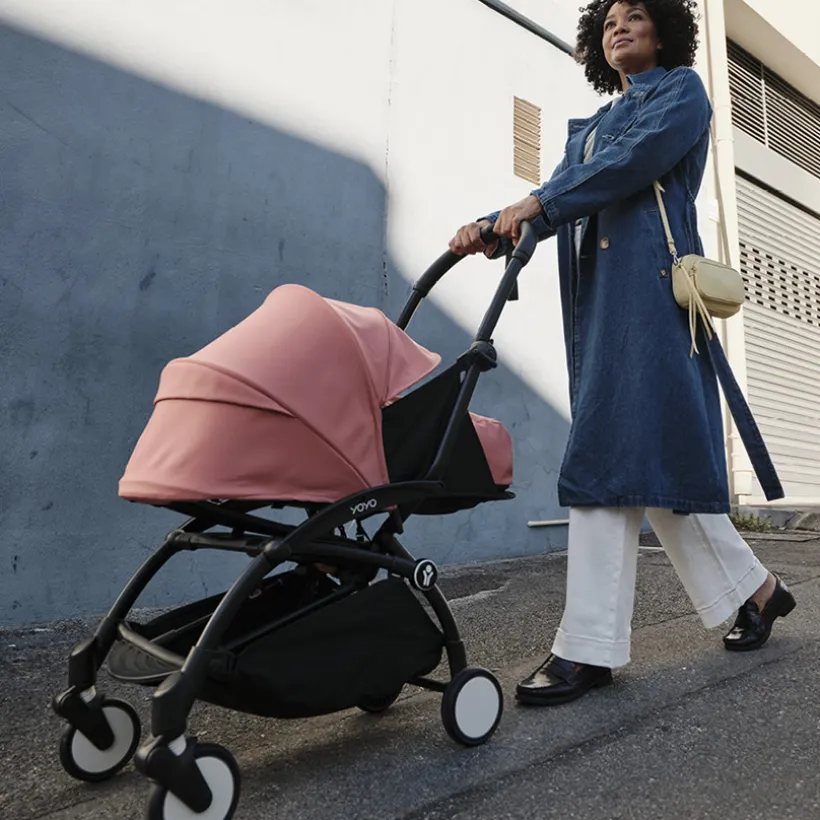 Poussette Stokke® YOYO³ de la naissance à 3 ans - cadre noir/ginger