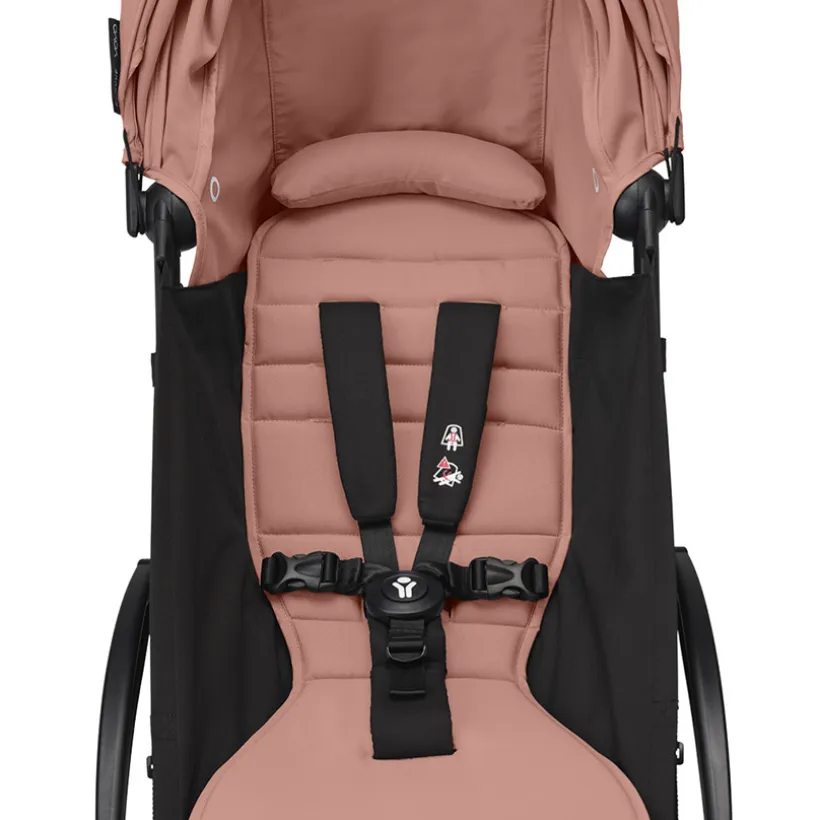 Poussette Stokke® YOYO³ de la naissance à 3 ans - cadre noir/ginger