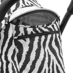 Poussette Stokke® YOYO³ à partir de 6 mois - cadre noir/zèbre