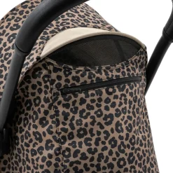 Poussette Stokke® YOYO³ à partir de 6 mois - cadre noir/léopard