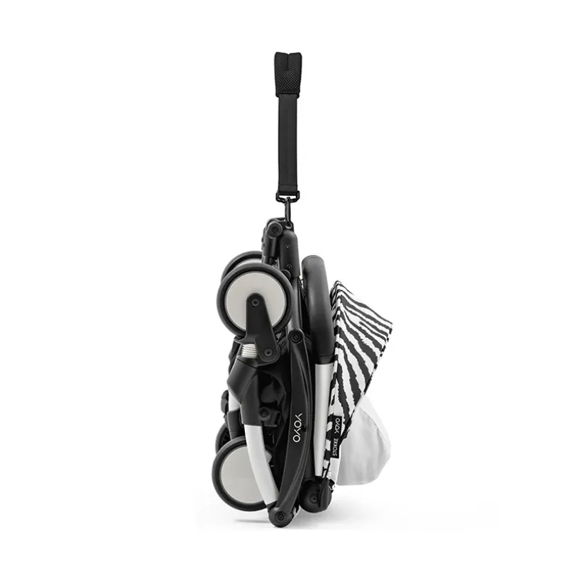 Poussette Stokke® YOYO³ à partir de 6 mois - cadre blanc/zèbre