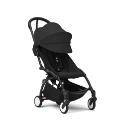 Poussette Stokke® YOYO³ à partir de 6 mois - cadre noir/noir