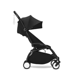 Poussette Stokke® YOYO³ à partir de 6 mois - cadre noir/noir