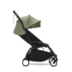 Poussette Stokke® YOYO³ à partir de 6 mois - cadre noir/olive