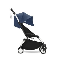 Poussette Stokke® YOYO³ à partir de 6 mois - cadre blanc/bleu Air France