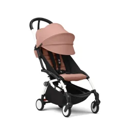Poussette Stokke® YOYO³ à partir de 6 mois - cadre blanc/ginger