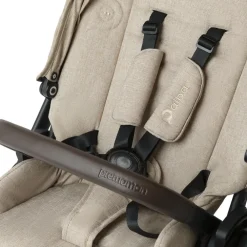 Poussette trio Alba avec nacelle beige/noir