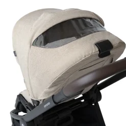 Poussette trio Alba avec nacelle beige/noir