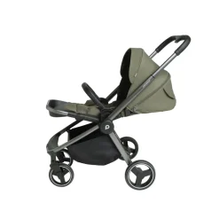 Poussette trio Alba avec nacelle vert olive