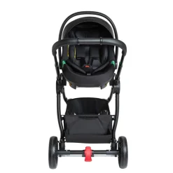 Poussette trio combiné Sienna + siège-auto i-Prim kaki/noir