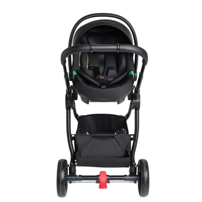 Poussette trio combiné Sienna + siège-auto i-Prim kaki/noir