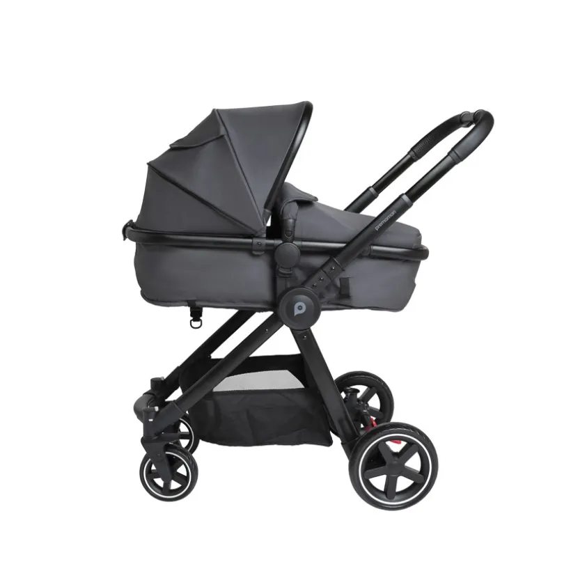 Poussette trio combiné Sienna + siège-auto i-Prim gris chiné