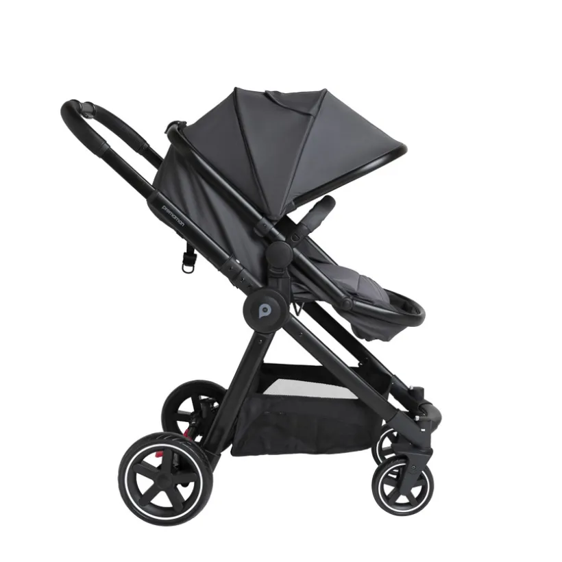 Poussette trio combiné Sienna + siège-auto i-Prim gris chiné