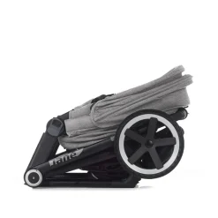 Poussette Trio Crosslight 3 à LED + nacelle Sweet + coque Koos i-Size dim grey