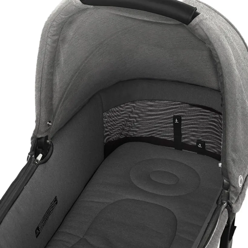 Poussette Trio Crosslight 3 à LED + nacelle Sweet + coque Koos i-Size dim grey