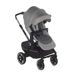 Poussette Trio Crosslight 3 à LED + nacelle Sweet + coque Koos i-Size dim grey