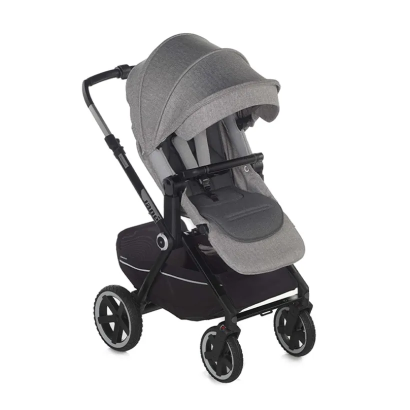 Poussette Trio Crosslight 3 à LED + nacelle Sweet + coque Koos i-Size dim grey
