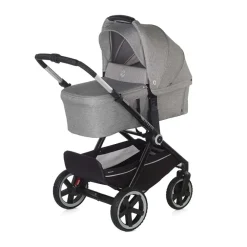 Poussette Trio Crosslight 3 à LED + nacelle Sweet + coque Koos i-Size dim grey