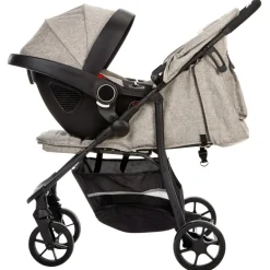 Poussette trio Triade avec siège-auto et nacelle gris