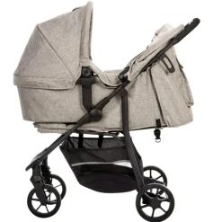 Poussette trio Triade avec siège-auto et nacelle gris