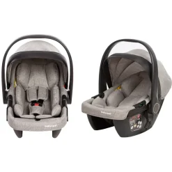 Poussette trio Triade avec siège-auto et nacelle gris