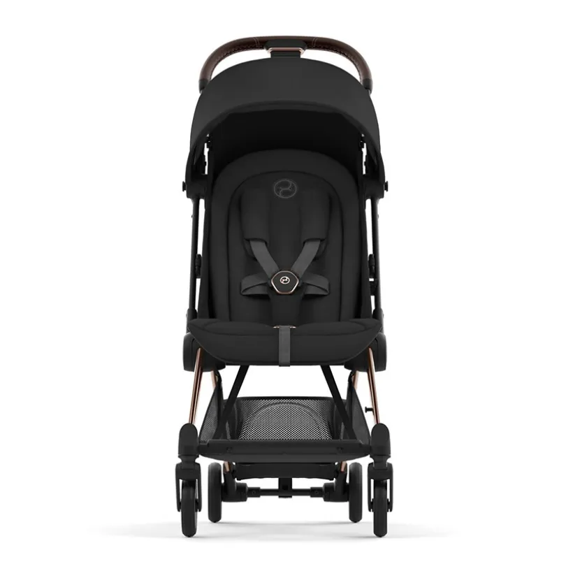 Poussette ultra-compacte Coya rosegold/sepia black