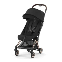 Poussette ultra-compacte Coya rosegold/sepia black