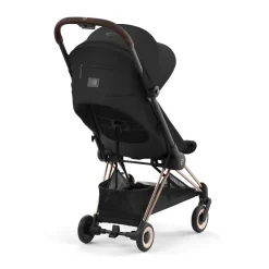 Poussette ultra-compacte Coya rosegold/sepia black