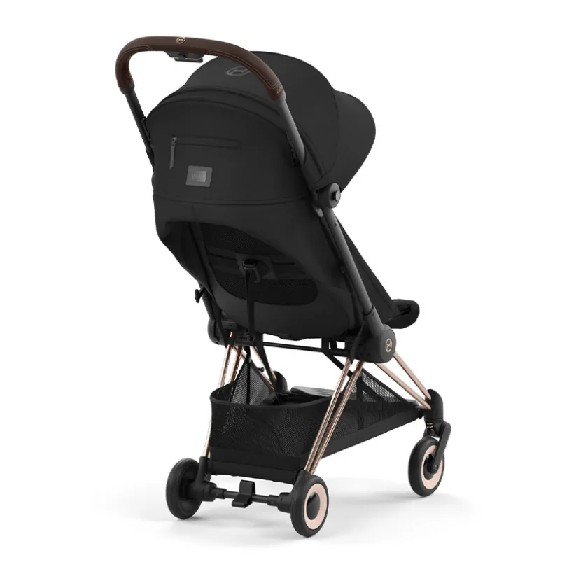 Poussette ultra-compacte Coya rosegold/sepia black