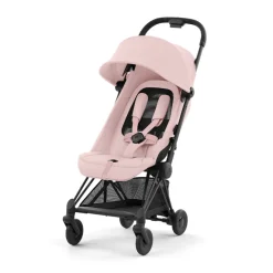 Poussette ultra-compacte Coya matt black/peach pink